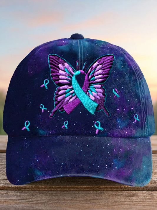 Suicide Prevention Awareness Vintage Print Baseball Cap