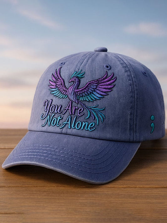 Unisex You Are Not Alone Print Hat