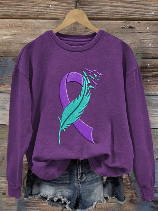 Women's Suicide Prevention Awareness Casual Sweatshirt