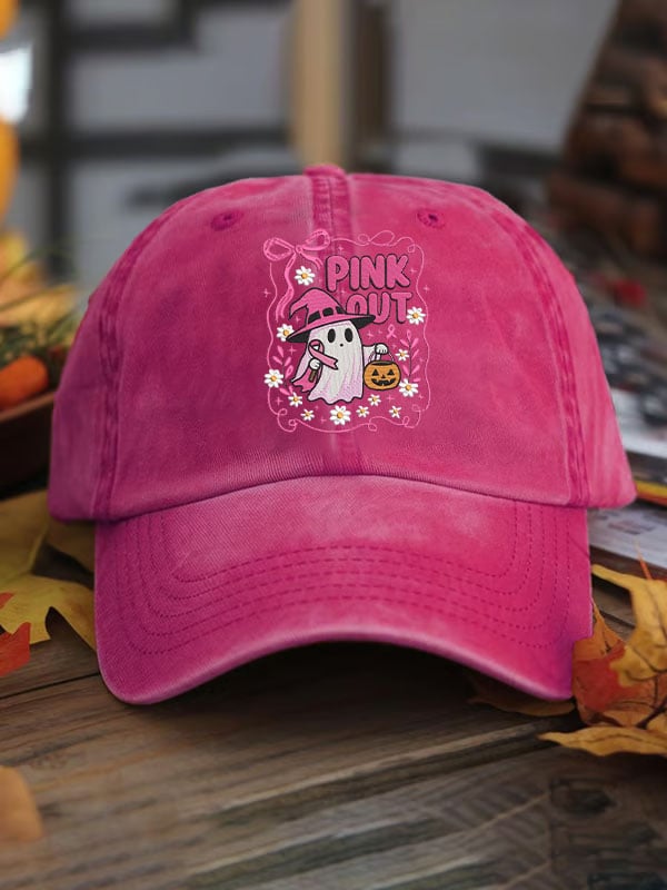 Unisex Breast Cancer Awareness Print Baseball Cap