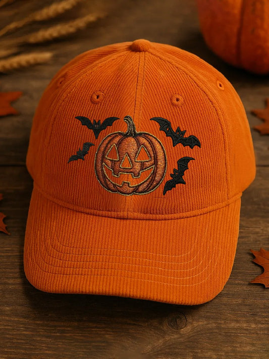 Unisex Autumn Pumpkin Print Baseball Cap