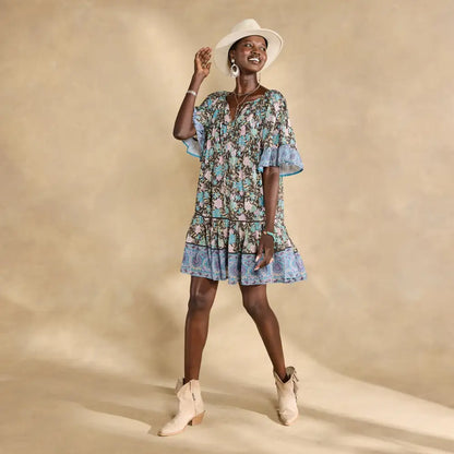 Aisha Printed Dress