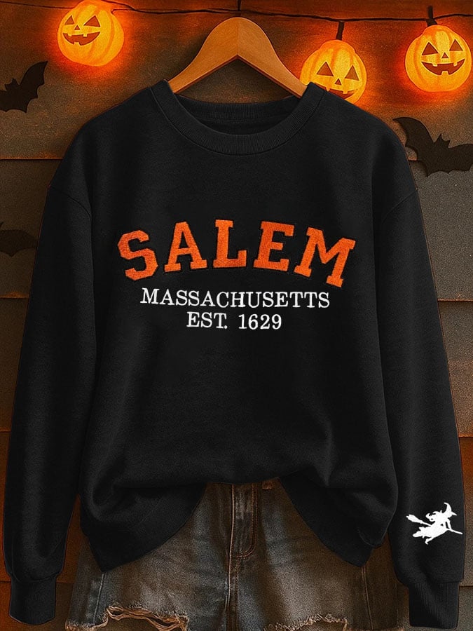 Women's Salem Massachusetts Printed Sweatshirt