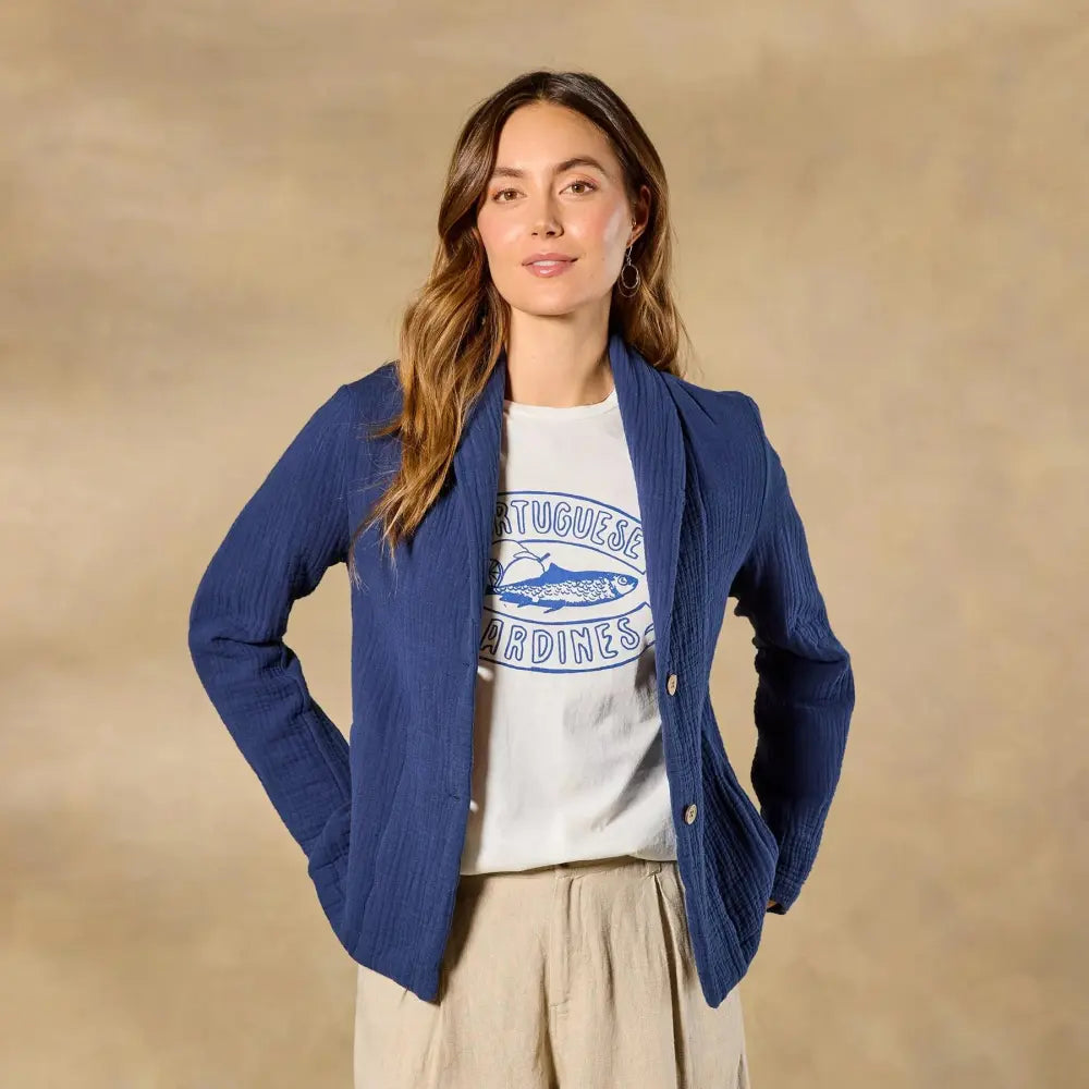 Blake Gauze Blazer