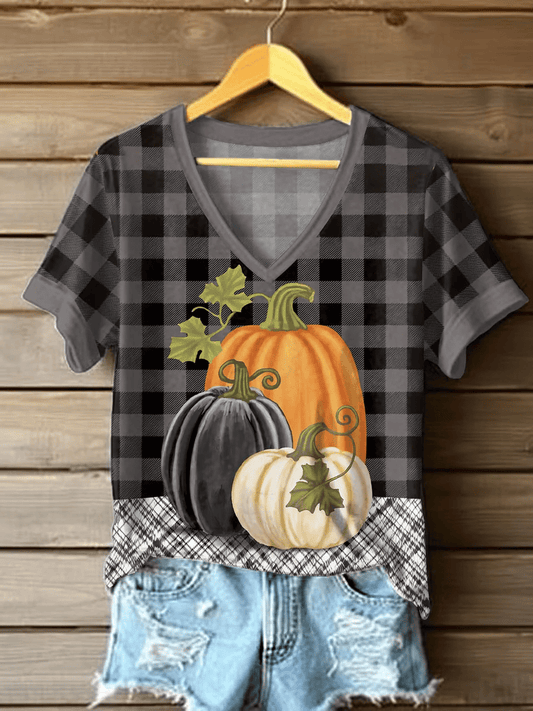Women's Cozy Season Printed Short-Sleeved T-Shirt