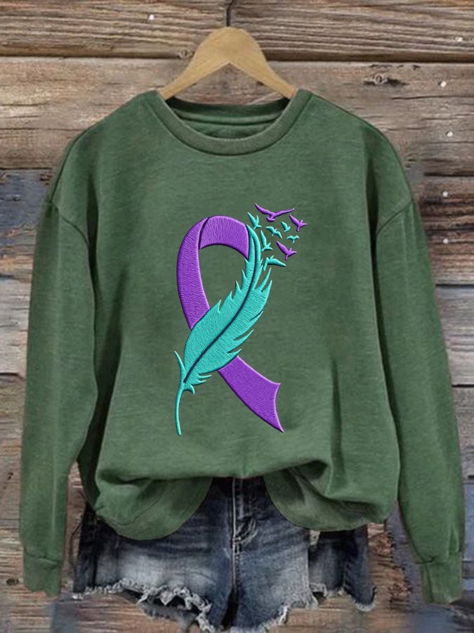 Women's Suicide Prevention Awareness Casual Sweatshirt