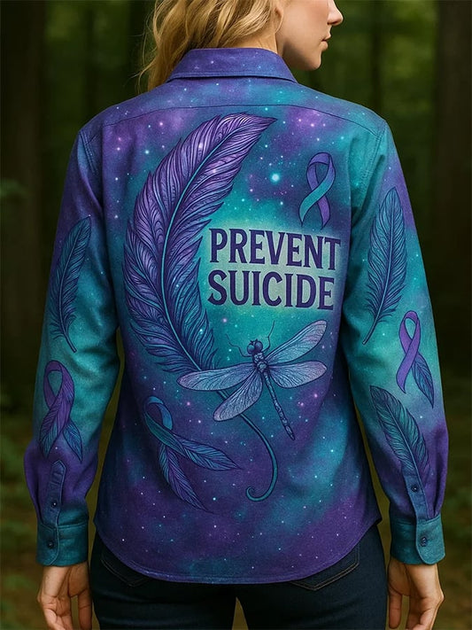 Women's Suicide Prevention Awareness Graphic Print Comfort Shirt