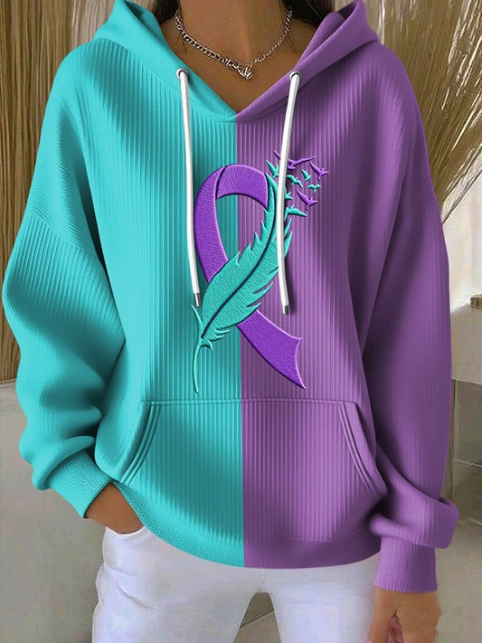 Women's Suicide Prevention Awareness Casual Hoodie