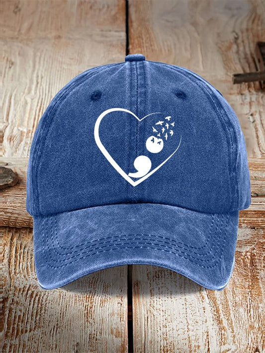 Unisex Embroidered Mental Health hat