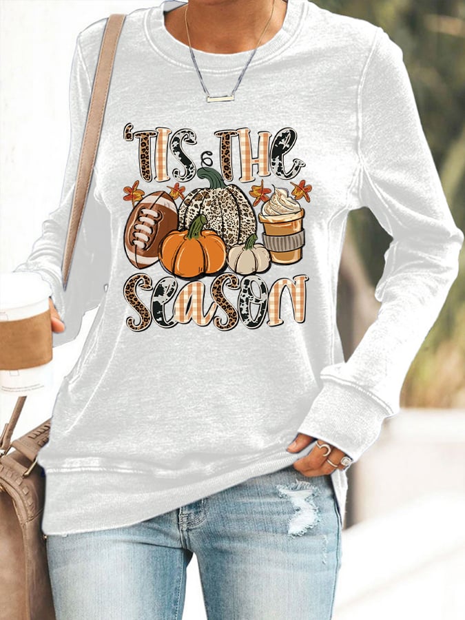 Women's Its The Season Print Sweatshirt