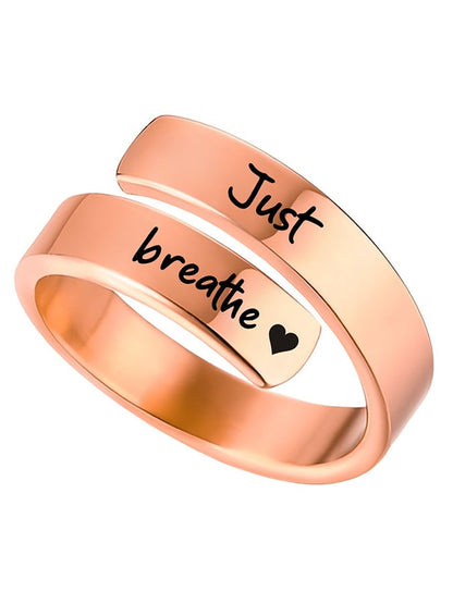 Just Breathe Ring