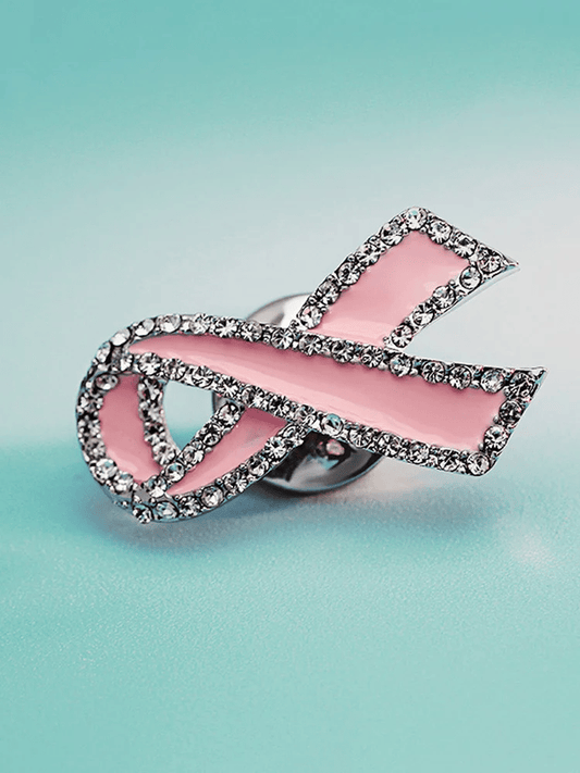 Pink Hope Alloy Brooch