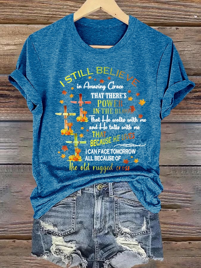 Women's I Still Believe Print Shirt