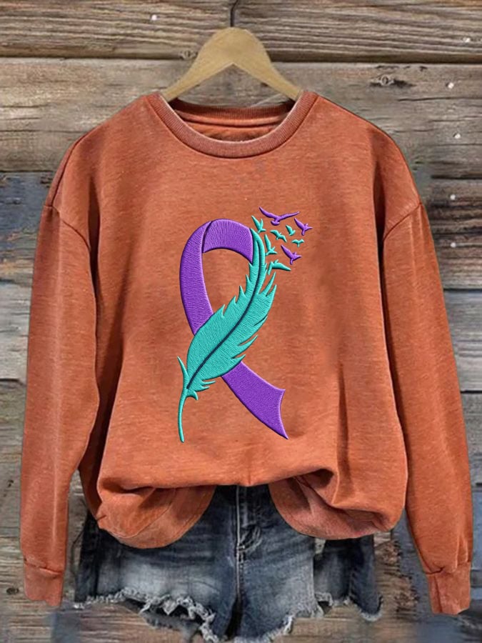 Women's Suicide Prevention Awareness Casual Sweatshirt