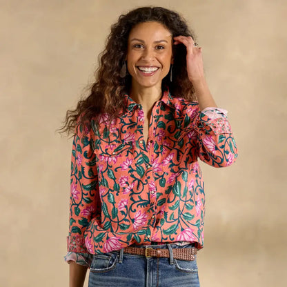Willow Linen Floral Shirt