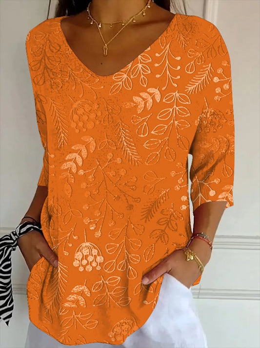 Women'sIn Autumn  Striped Top