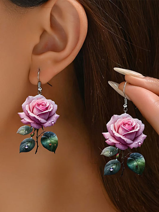 Black History Month Juneteenth Earrings Double Sided PU Leather Earrings