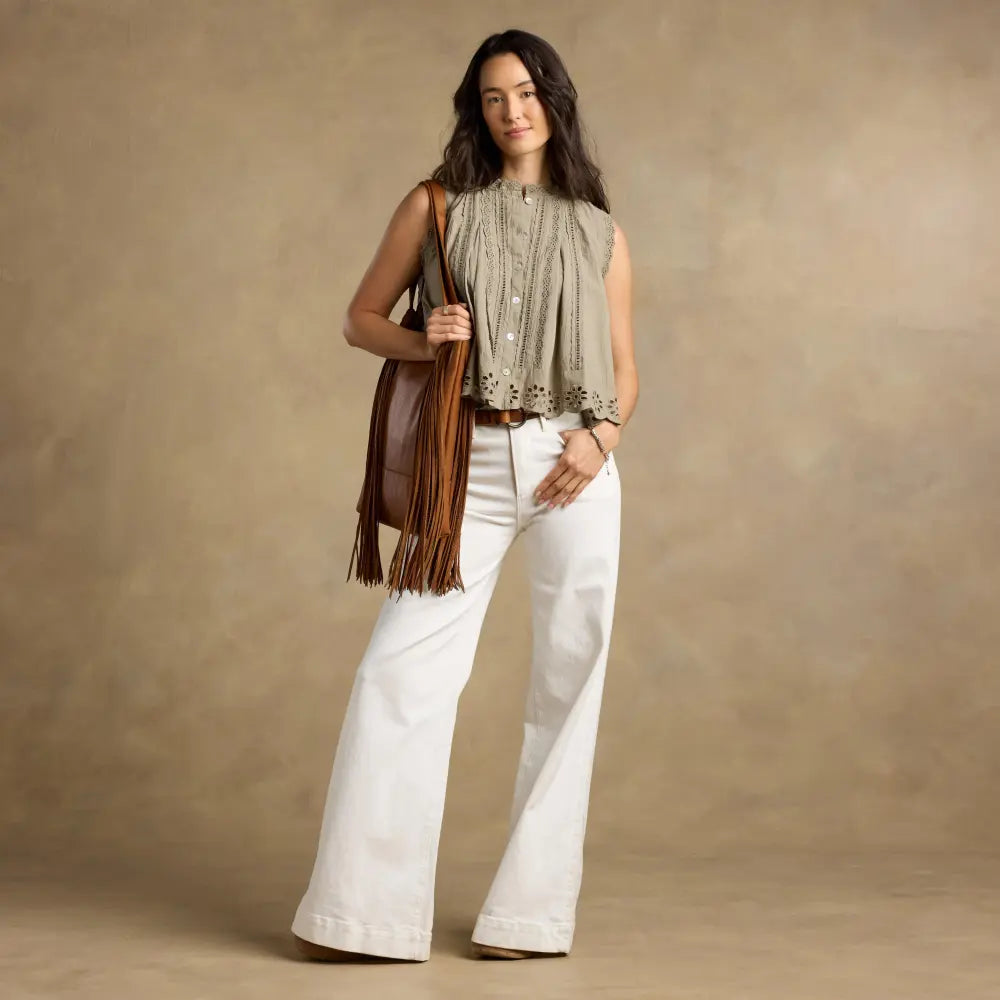 Malia Eyelet Top