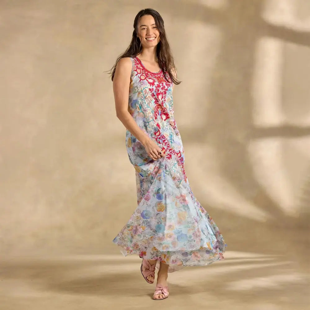 Floral Dancer Mesh Dress