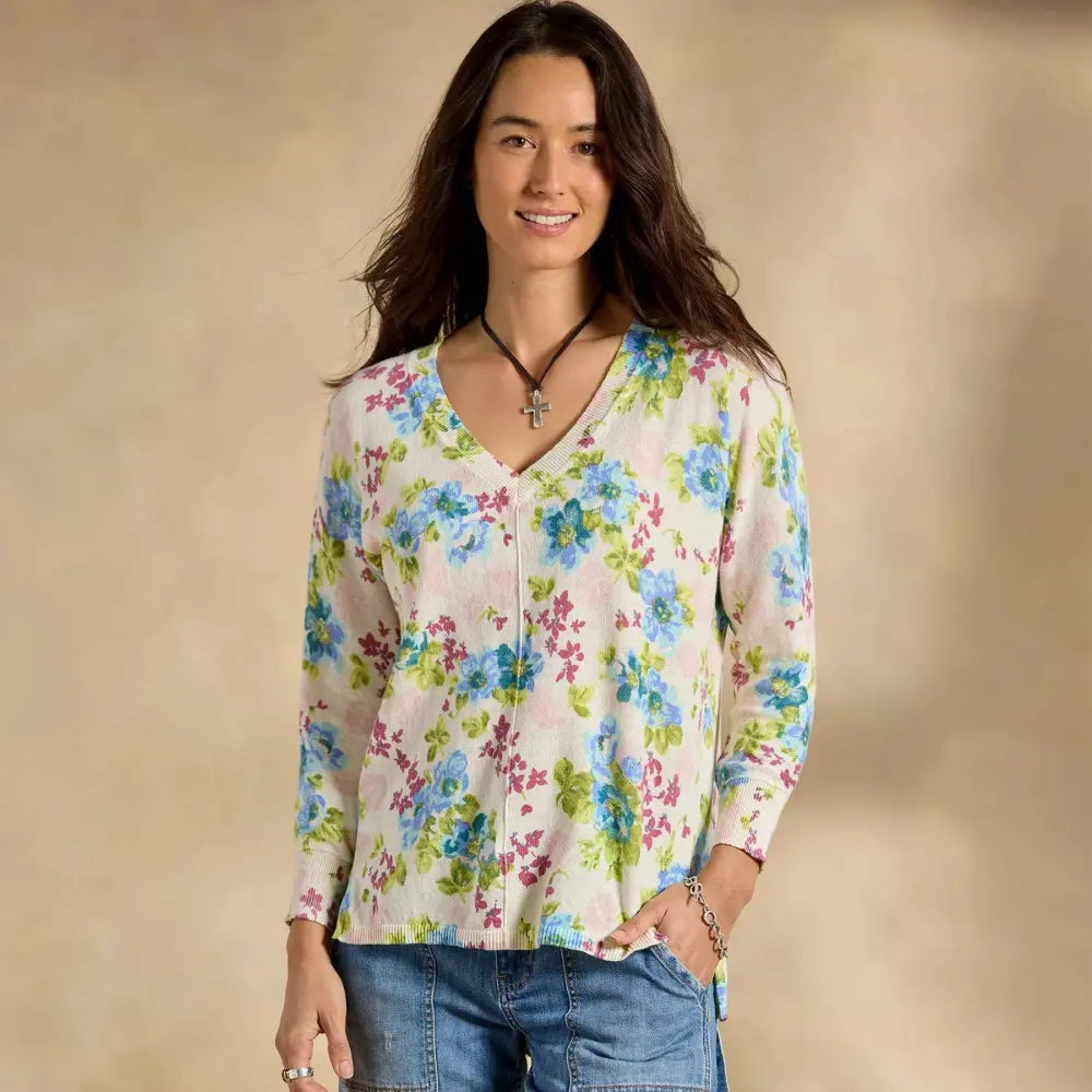 Floral Johanna Sweater