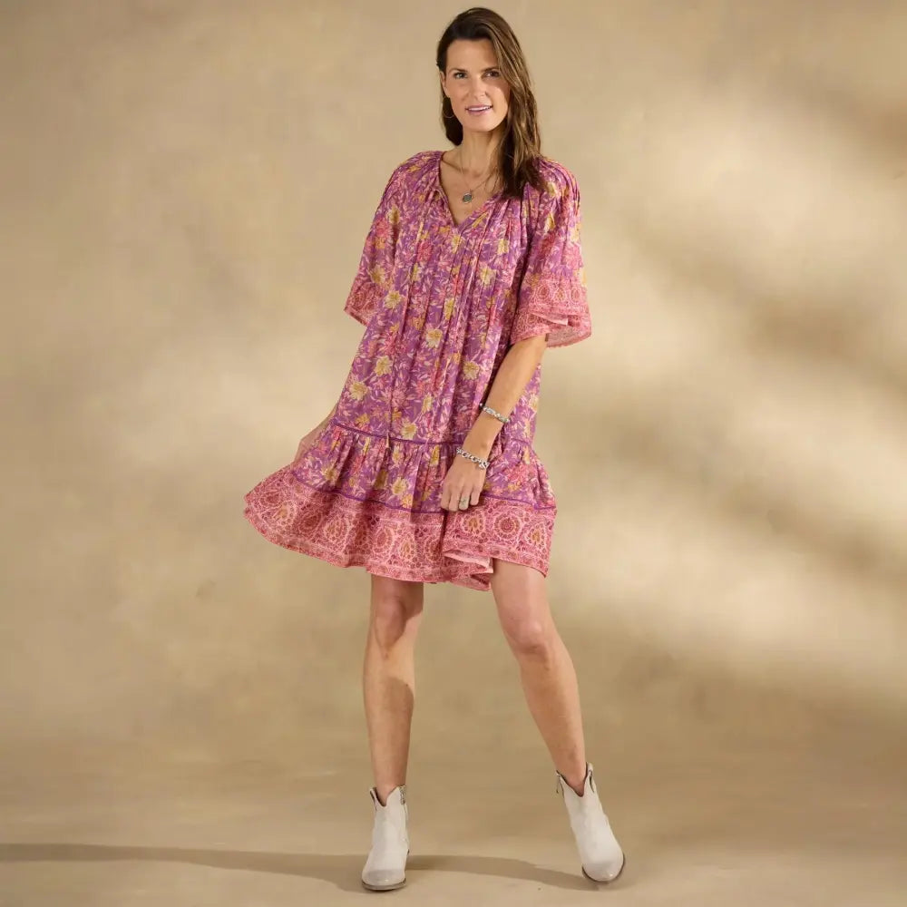 Aisha Printed Dress, Petite