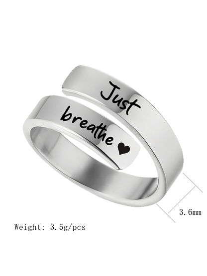 Just Breathe Ring