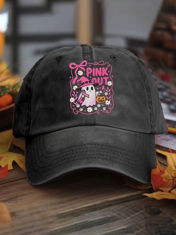 Unisex Breast Cancer Awareness Print Baseball Cap