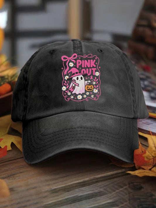 Unisex Breast Cancer Awareness Print Baseball Cap