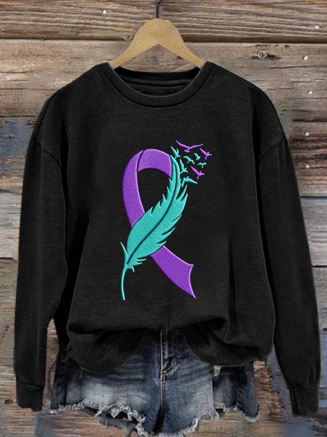 Women's Suicide Prevention Awareness Casual Sweatshirt