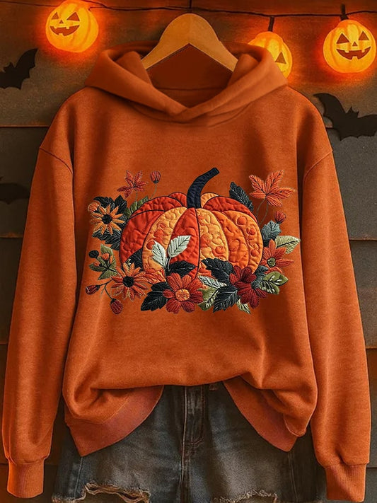 Women'S Pumpkin Season Printed Sweatshirt