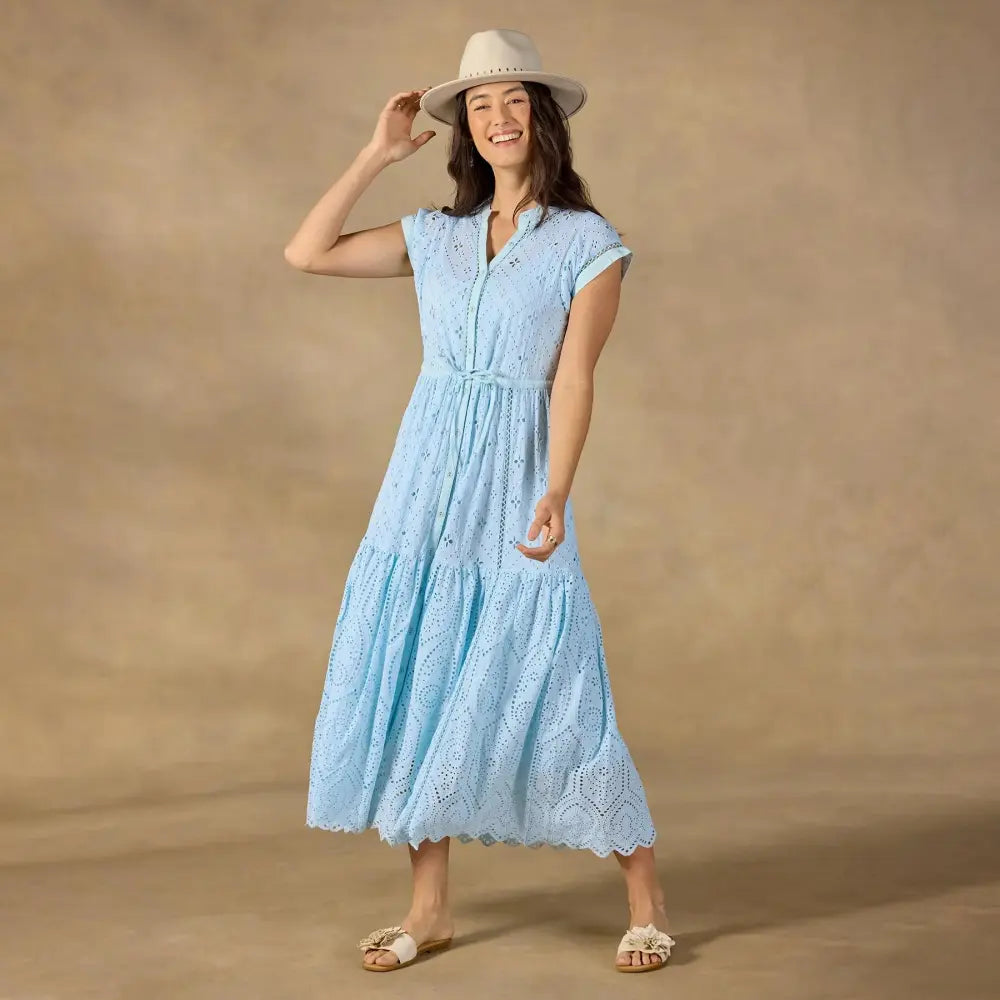 Astoria Eyelet Dress
