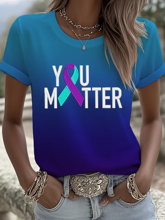 Women's You Matter  Print Shirt