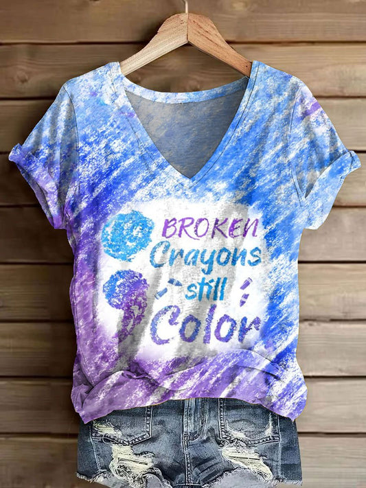 Women's Mental Health Print T-Shirt