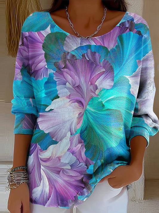 Women's Mental Health Print Knitted Top