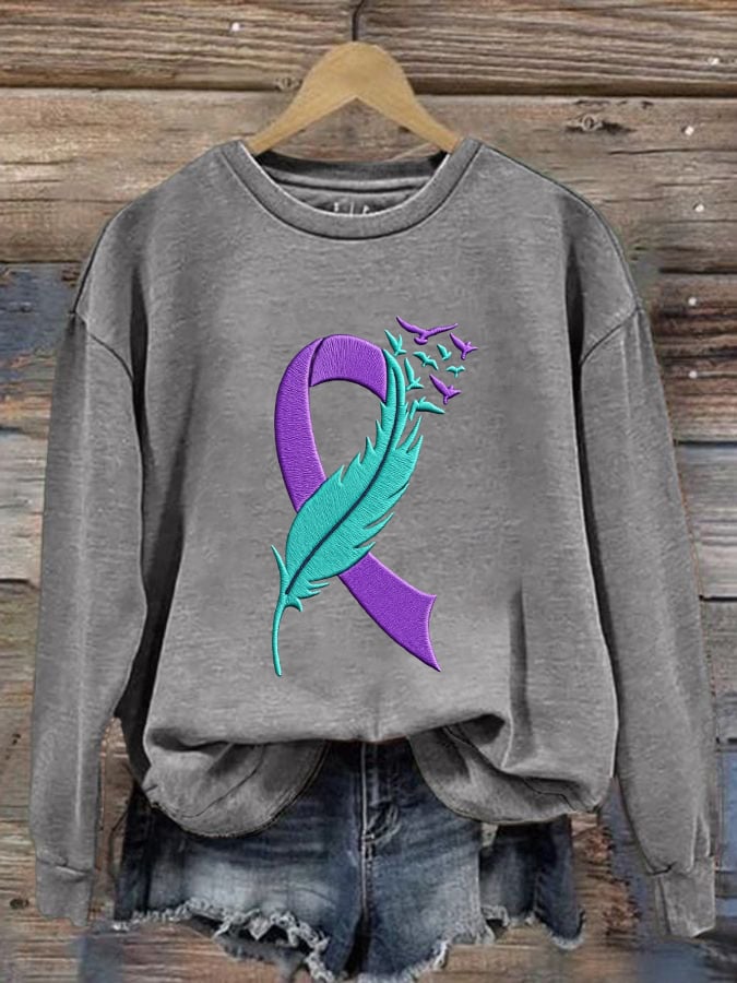 Women's Suicide Prevention Awareness Casual Sweatshirt