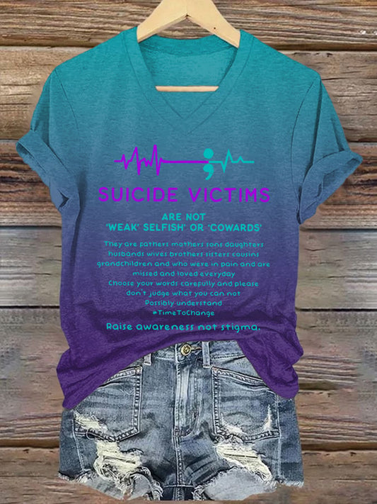 Women'S Casual Mental Health T-Shirt