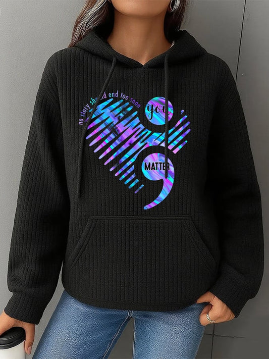 Women's You Matter Mental Health Print Hoodie