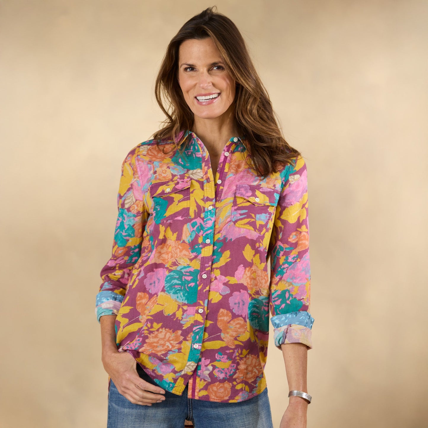 Floral Joy Top, Petite