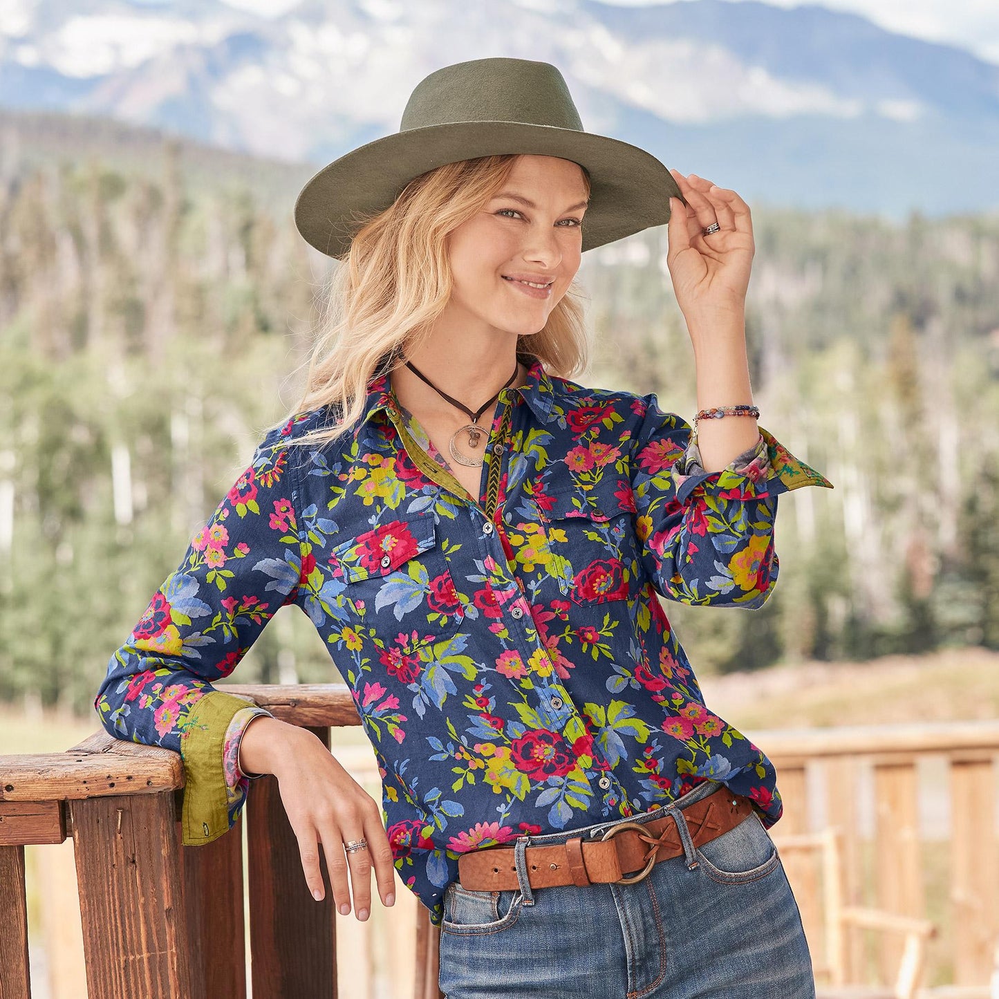 Floral Joy Top, Petite