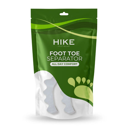 HIKE Foot Toe Separator -  Achieve Healthy Toes, Correct Bunions, Hammer Toes, and Relieve Foot Pain