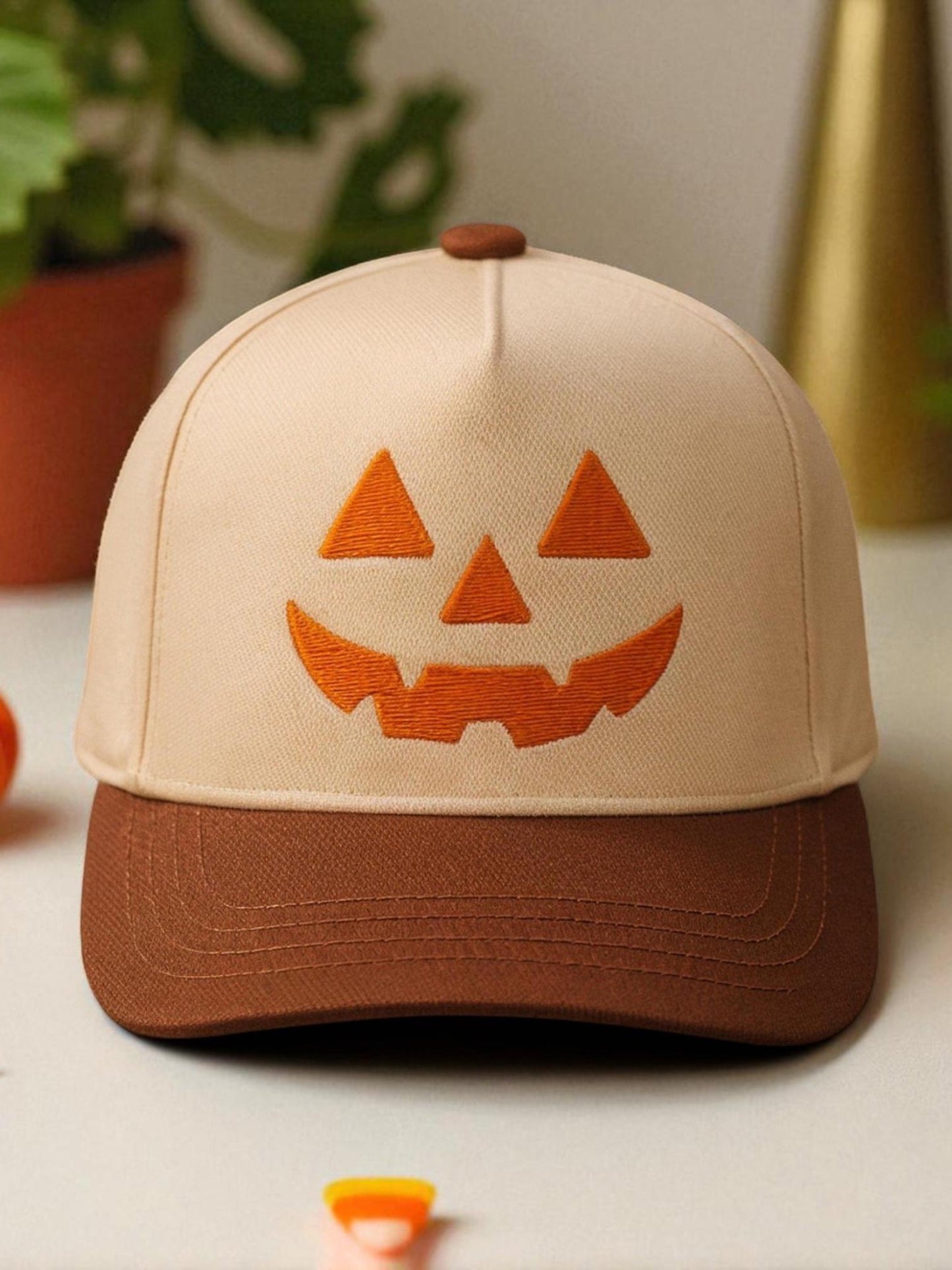 Unisex Halloween lantern Pumpkin Baseball Hat