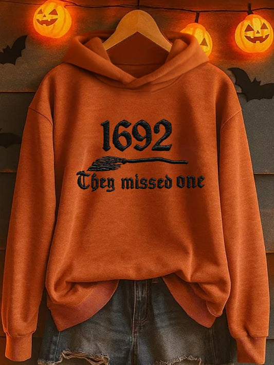 Women's 1692 They Missed One Printed Long Sleeve Hoodie