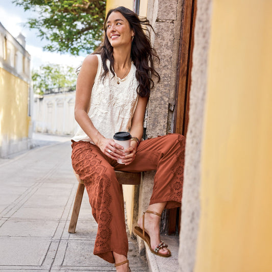 Suvi Eyelet Pants