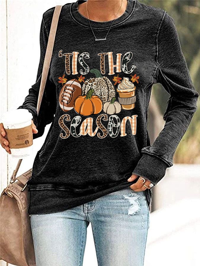 Women's Its The Season Print Sweatshirt