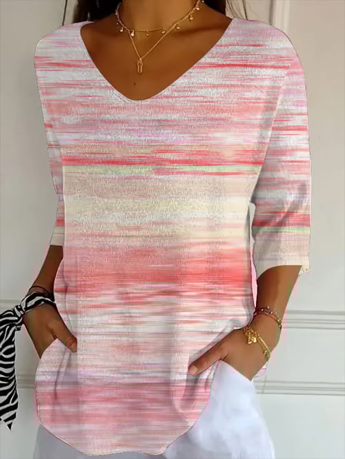 Women's Breast Cancer Art Print T-Shirt