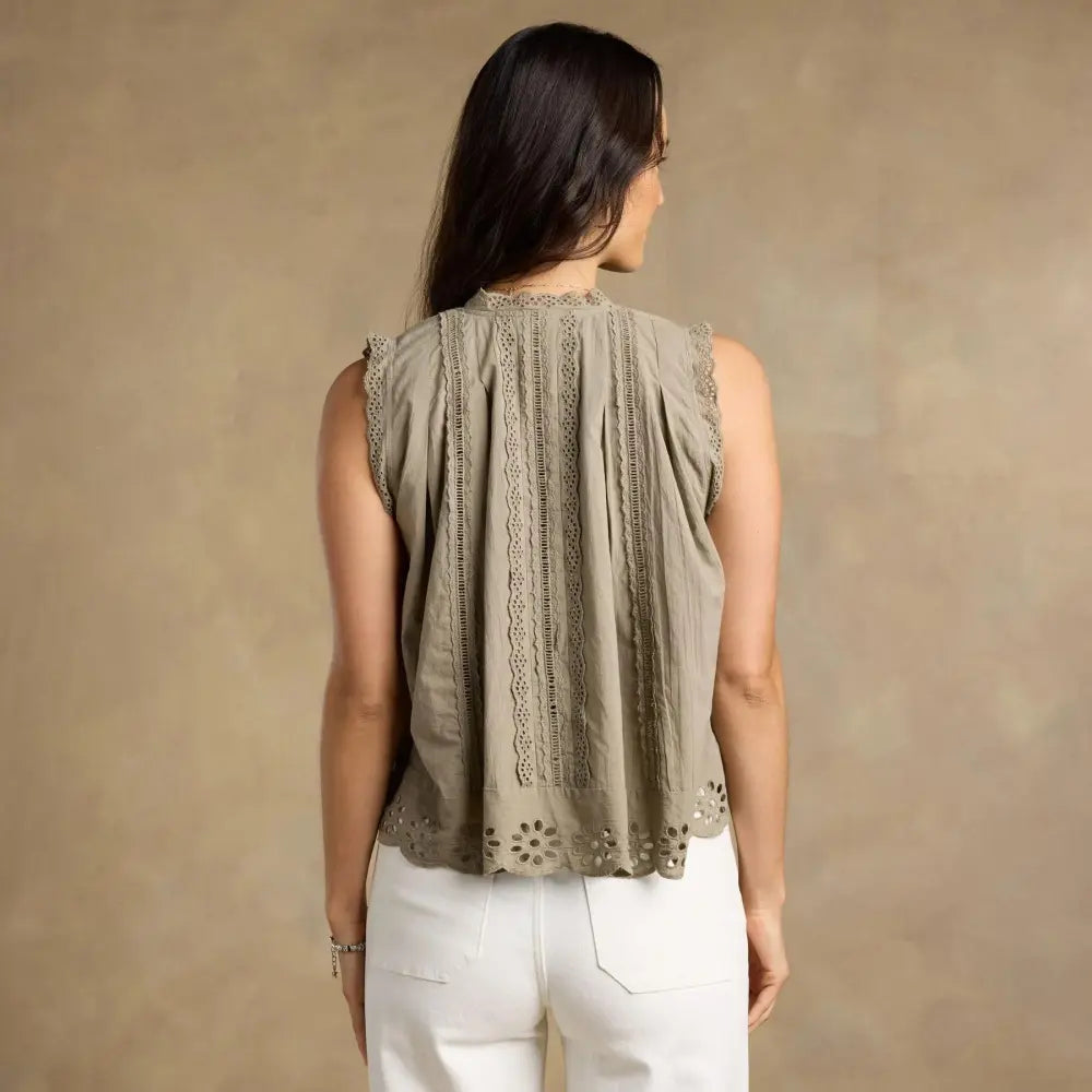 Malia Eyelet Top