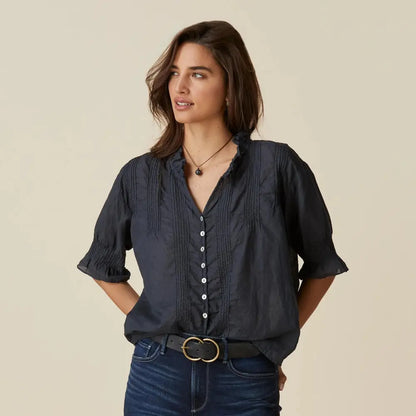 Sofia Pintuck Shirt