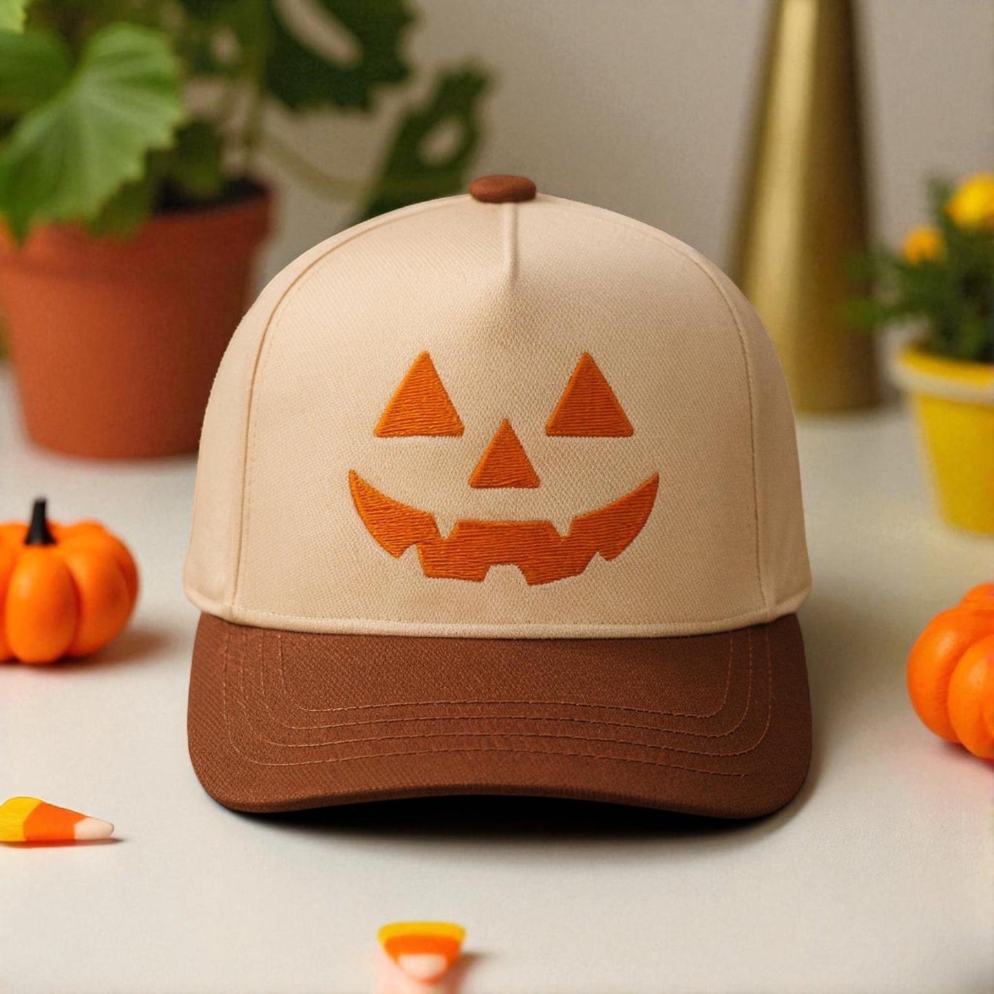 Unisex Halloween lantern Pumpkin Baseball Hat