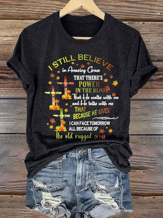 Women's I Still Believe Print Shirt
