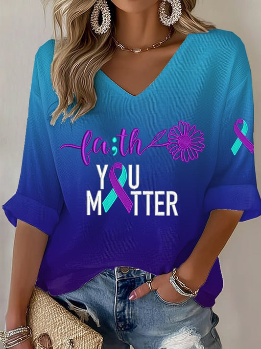 Women's You Matter  Print Shirt